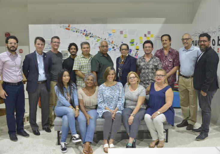 Representantes de Sagrado junto a la Red de Activos Culturales de Nuestro Barrio (1)